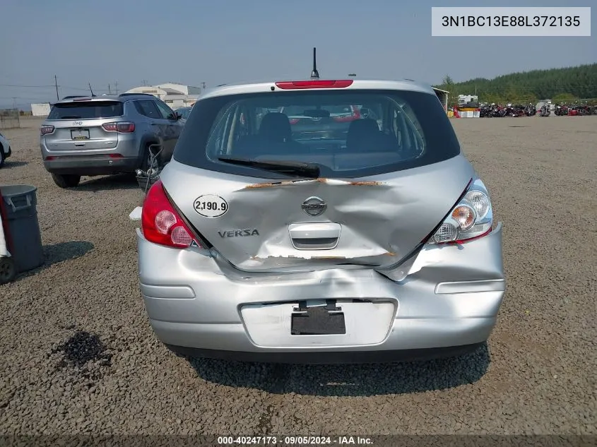 3N1BC13E88L372135 2008 Nissan Versa 1.8S