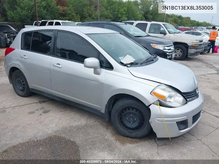 2008 Nissan Versa 1.8S VIN: 3N1BC13EX8L353005 Lot: 40259972