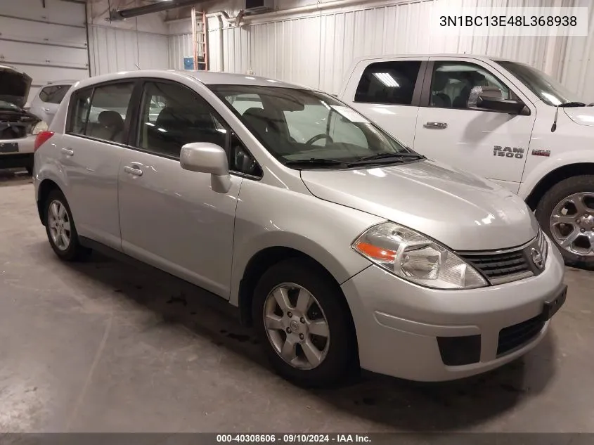 2008 Nissan Versa 1.8Sl VIN: 3N1BC13E48L368938 Lot: 40308606