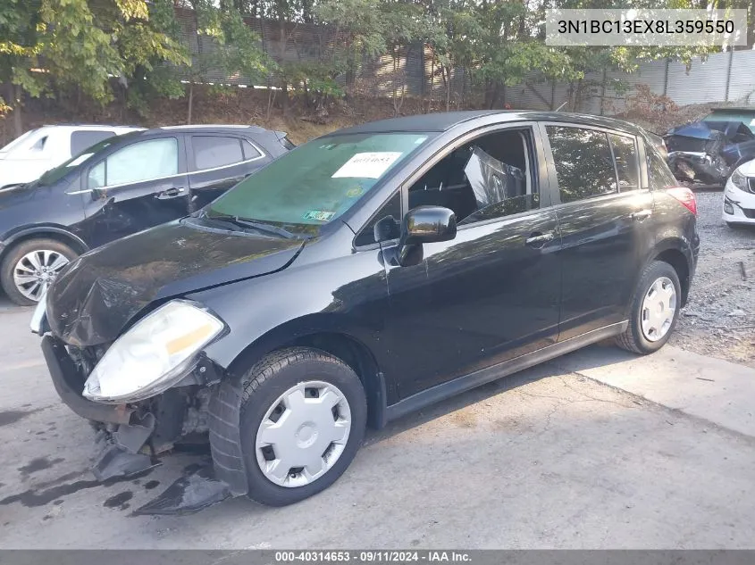 3N1BC13EX8L359550 2008 Nissan Versa S/Sl