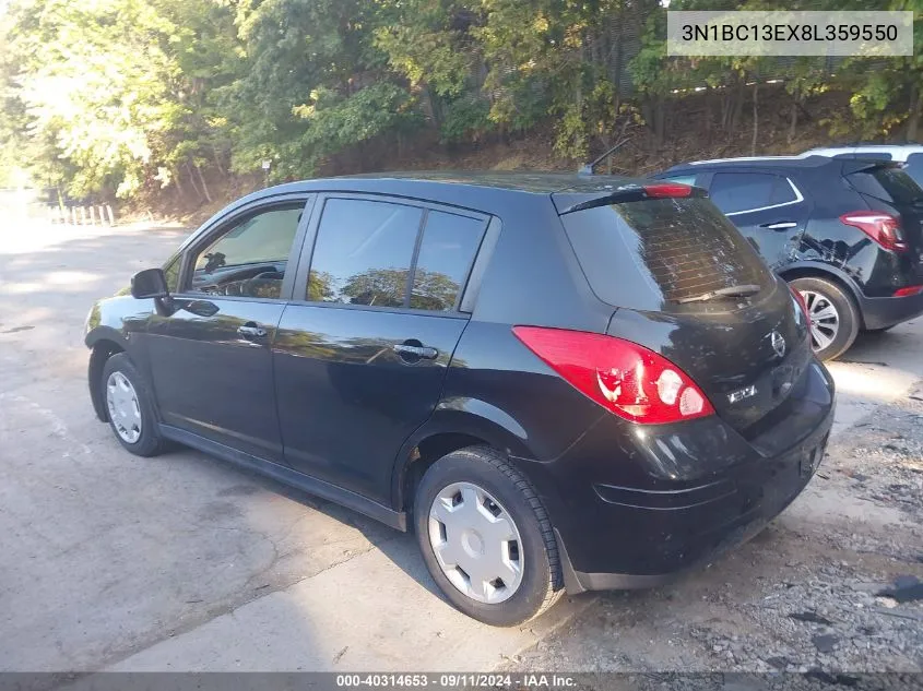 2008 Nissan Versa S/Sl VIN: 3N1BC13EX8L359550 Lot: 40314653