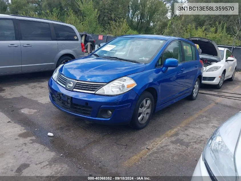 3N1BC13E58L359570 2008 Nissan Versa 1.8Sl