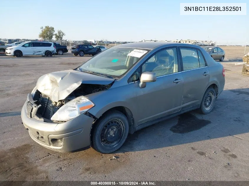 3N1BC11E28L352501 2008 Nissan Versa 1.8S