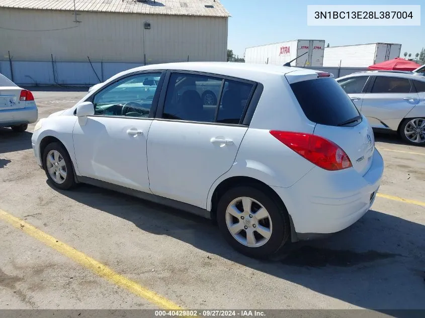 2008 Nissan Versa 1.8Sl VIN: 3N1BC13E28L387004 Lot: 40429802