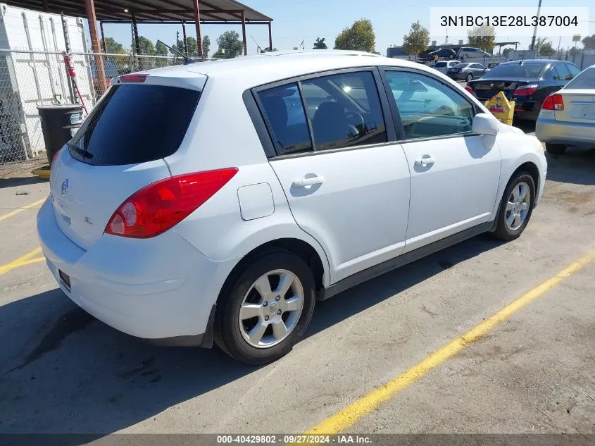 3N1BC13E28L387004 2008 Nissan Versa 1.8Sl