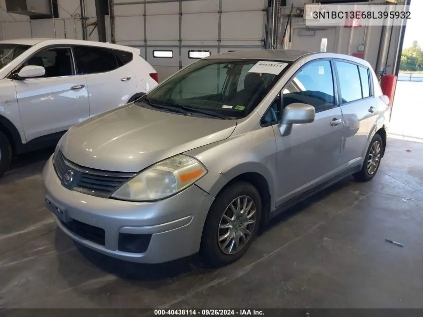 2008 Nissan Versa 1.8S VIN: 3N1BC13E68L395932 Lot: 40438114