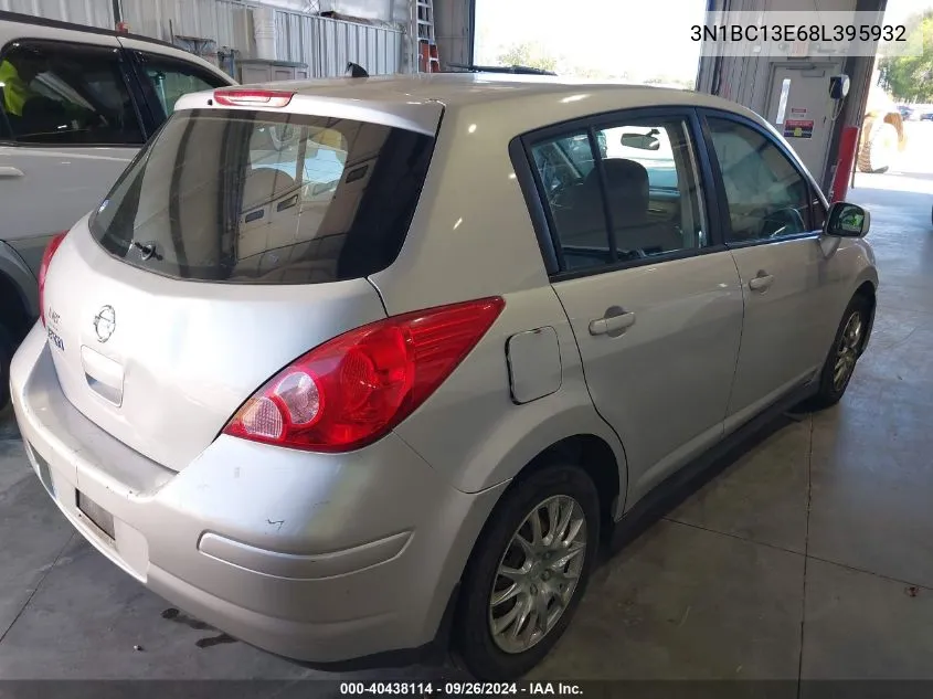 2008 Nissan Versa 1.8S VIN: 3N1BC13E68L395932 Lot: 40438114