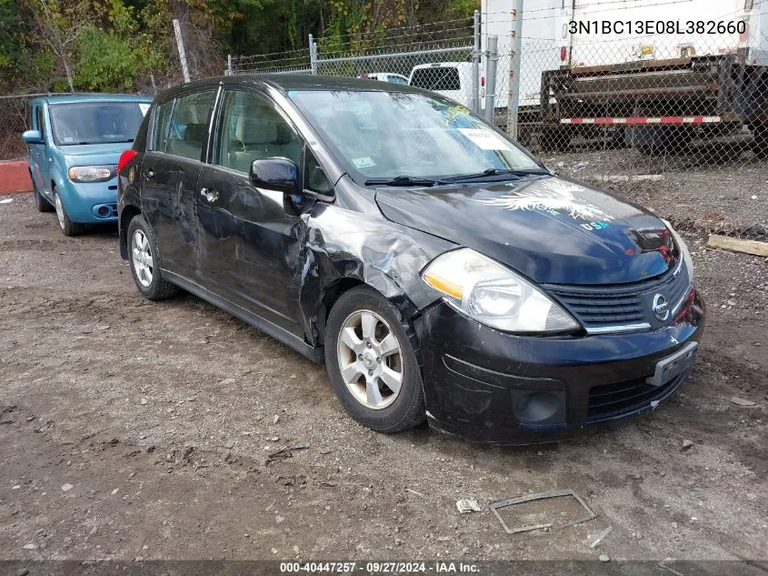 2008 Nissan Versa 1.8Sl VIN: 3N1BC13E08L382660 Lot: 40447257