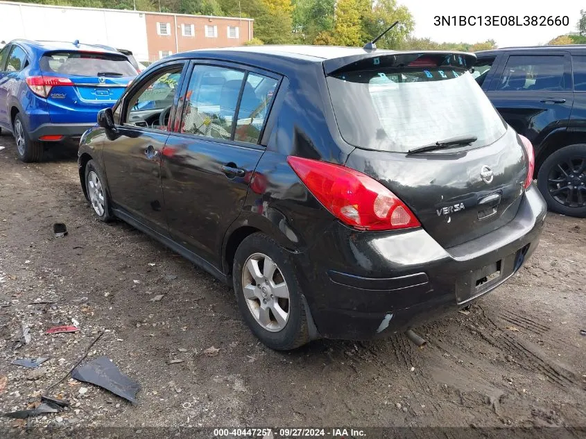 2008 Nissan Versa 1.8Sl VIN: 3N1BC13E08L382660 Lot: 40447257