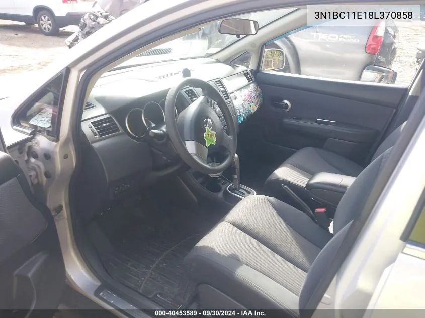 3N1BC11E18L370858 2008 Nissan Versa S/Sl