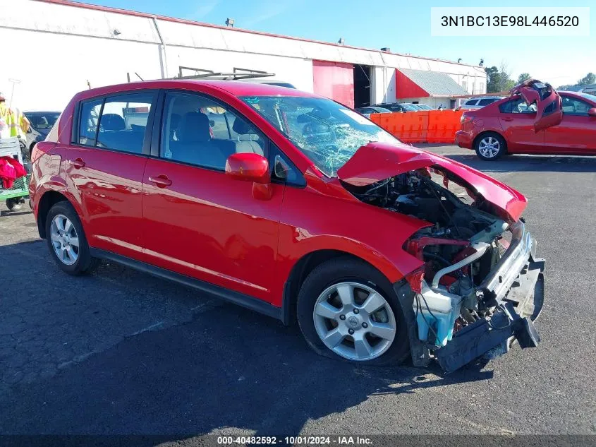 2008 Nissan Versa 1.8Sl VIN: 3N1BC13E98L446520 Lot: 40482592