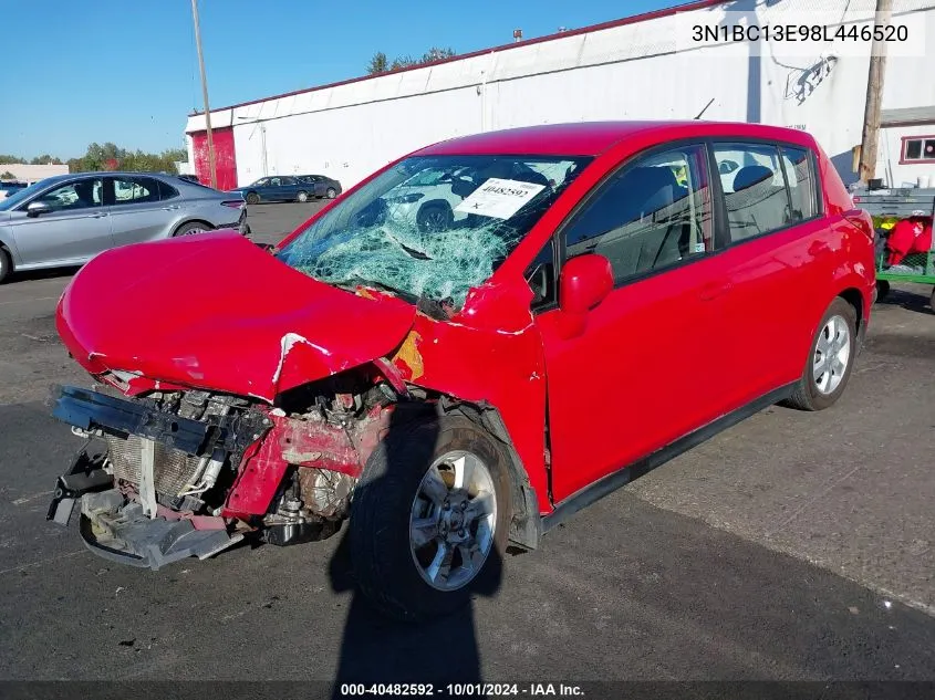 2008 Nissan Versa 1.8Sl VIN: 3N1BC13E98L446520 Lot: 40482592