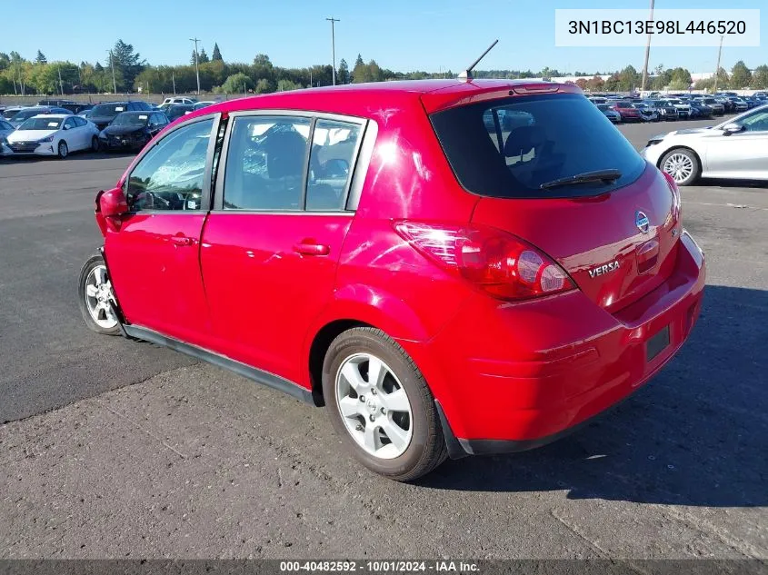 2008 Nissan Versa 1.8Sl VIN: 3N1BC13E98L446520 Lot: 40482592