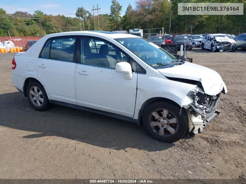 2008 Nissan Versa 1.8Sl VIN: 3N1BC11E98L376164 Lot: 40497724