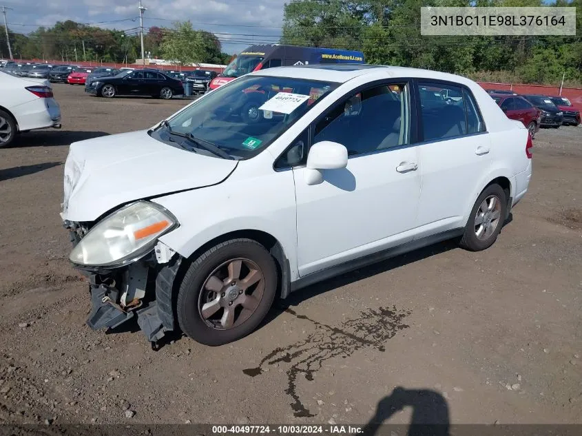 2008 Nissan Versa 1.8Sl VIN: 3N1BC11E98L376164 Lot: 40497724