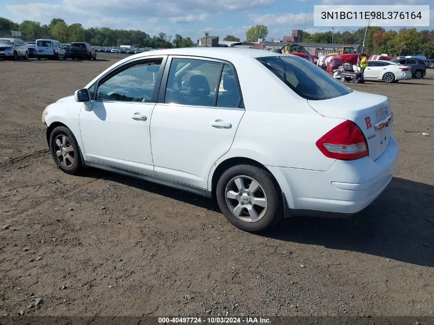 2008 Nissan Versa 1.8Sl VIN: 3N1BC11E98L376164 Lot: 40497724