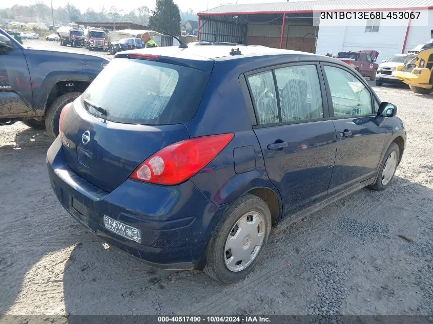 2008 Nissan Versa 1.8S VIN: 3N1BC13E68L453067 Lot: 40517490