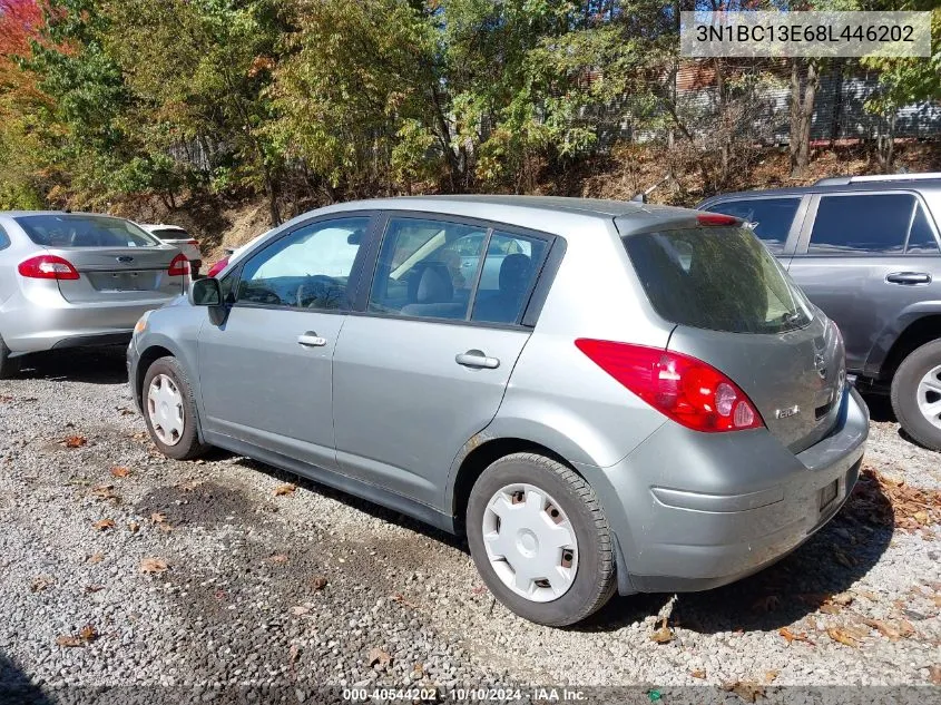 2008 Nissan Versa 1.8S VIN: 3N1BC13E68L446202 Lot: 40544202