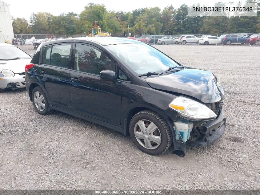 2008 Nissan Versa 1.8S VIN: 3N1BC13E18L376348 Lot: 40560655