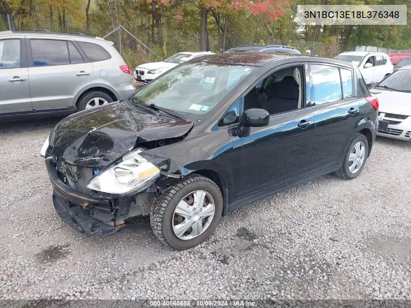 2008 Nissan Versa 1.8S VIN: 3N1BC13E18L376348 Lot: 40560655