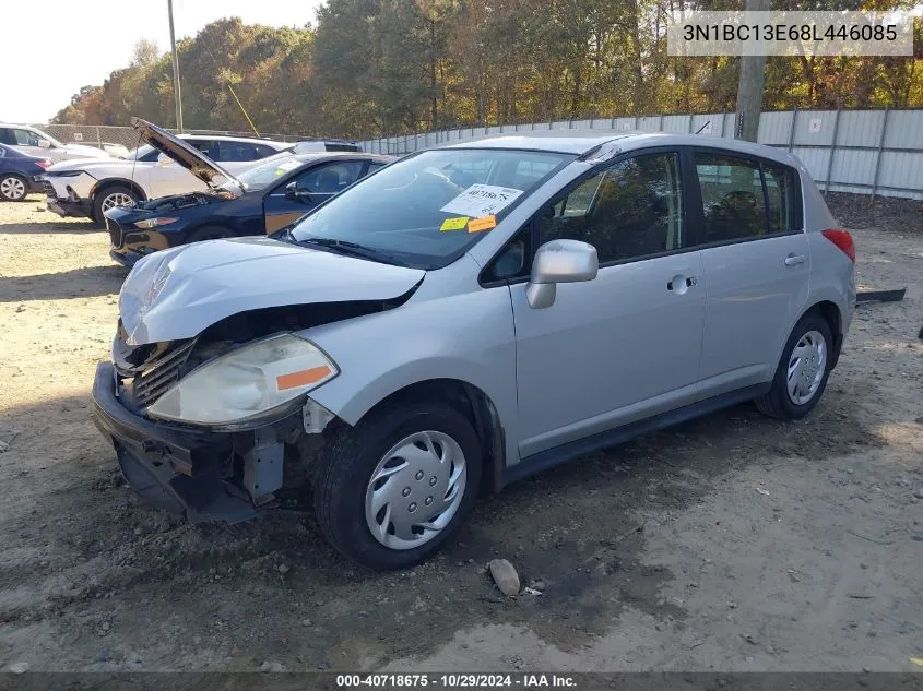 2008 Nissan Versa 1.8S VIN: 3N1BC13E68L446085 Lot: 40718675