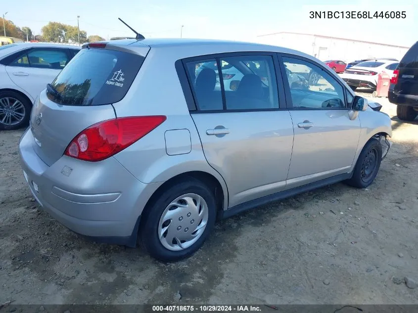 2008 Nissan Versa 1.8S VIN: 3N1BC13E68L446085 Lot: 40718675