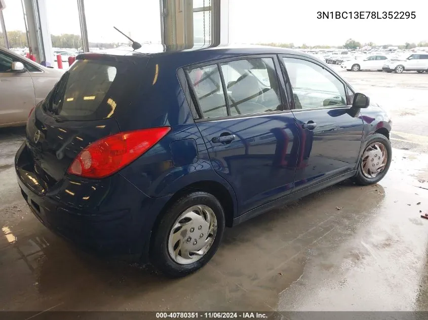 2008 Nissan Versa 1.8S VIN: 3N1BC13E78L352295 Lot: 40780351