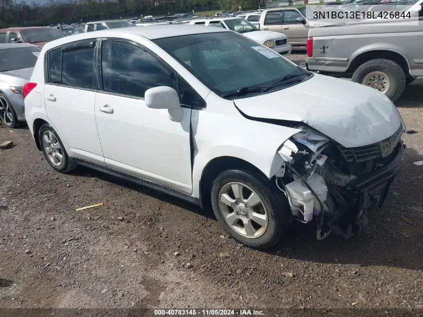 2008 Nissan Versa 1.8Sl VIN: 3N1BC13E18L426844 Lot: 40783145