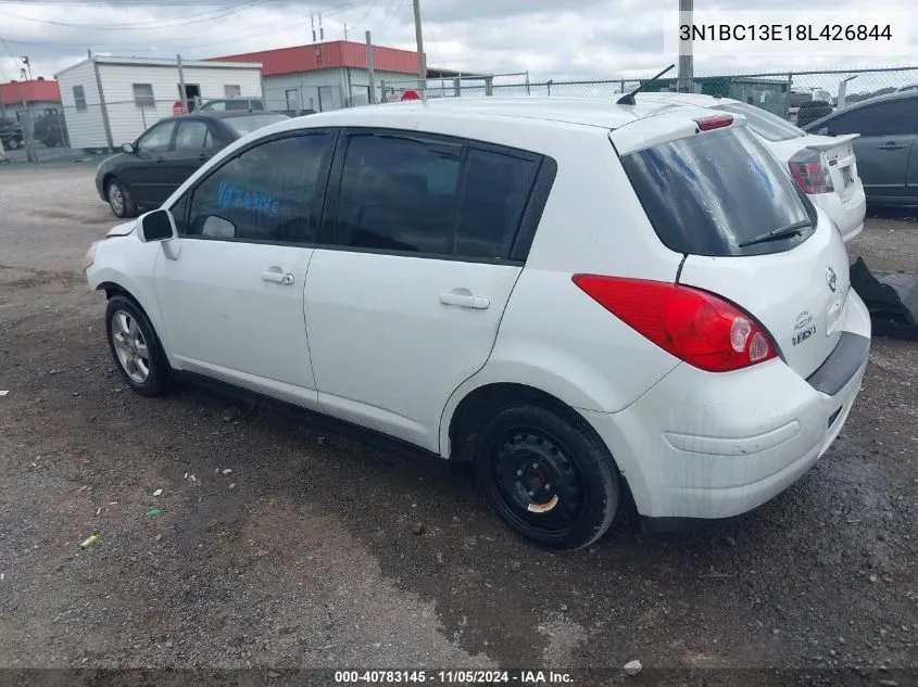 2008 Nissan Versa 1.8Sl VIN: 3N1BC13E18L426844 Lot: 40783145