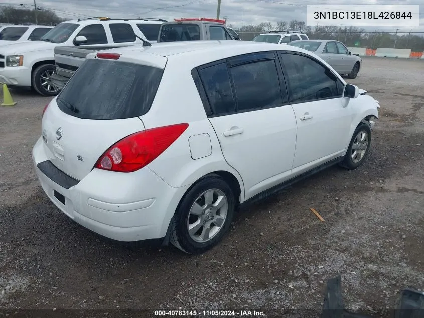 2008 Nissan Versa 1.8Sl VIN: 3N1BC13E18L426844 Lot: 40783145