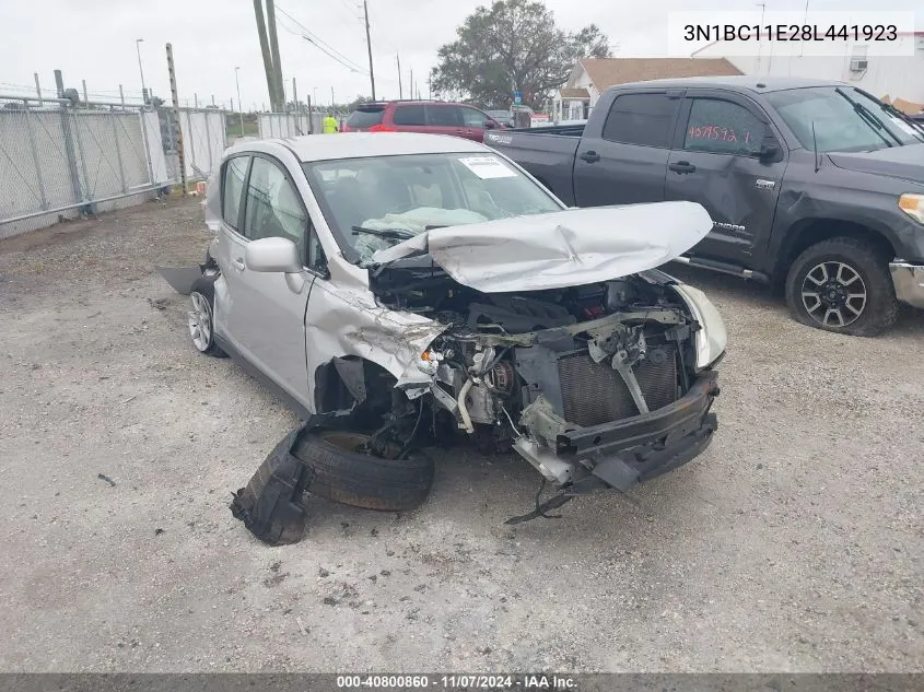 2008 Nissan Versa 1.8S VIN: 3N1BC11E28L441923 Lot: 40800860