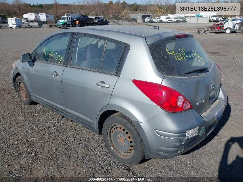 2008 Nissan Versa 1.8S VIN: 3N1BC13E28L398777 Lot: 40820744