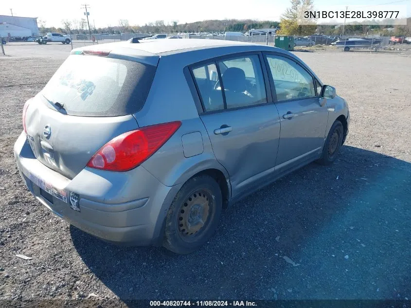 2008 Nissan Versa 1.8S VIN: 3N1BC13E28L398777 Lot: 40820744