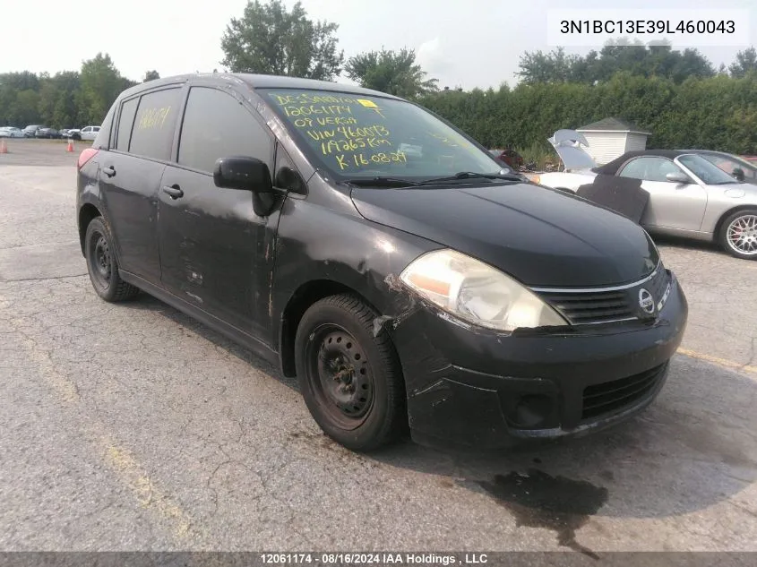 2009 Nissan Versa 1.8Sl VIN: 3N1BC13E39L460043 Lot: 12061174