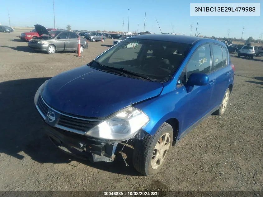 2009 Nissan Versa S/Sl VIN: 3N1BC13E29L479988 Lot: 30046885