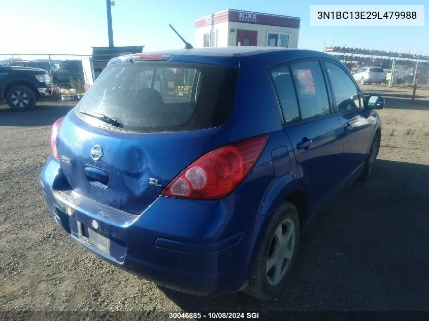 2009 Nissan Versa S/Sl VIN: 3N1BC13E29L479988 Lot: 30046885