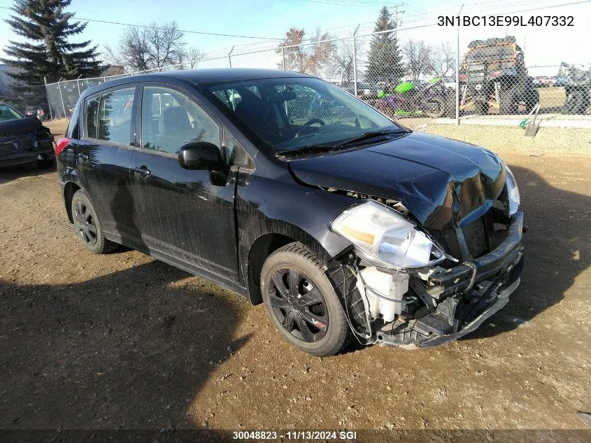 2009 Nissan Versa S/Sl VIN: 3N1BC13E99L407332 Lot: 30048823