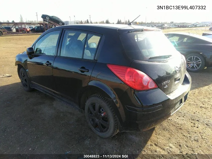 2009 Nissan Versa S/Sl VIN: 3N1BC13E99L407332 Lot: 30048823