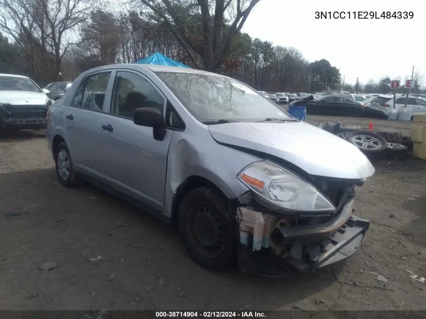 2009 Nissan Versa 1.6 VIN: 3N1CC11E29L484339 Lot: 38714904