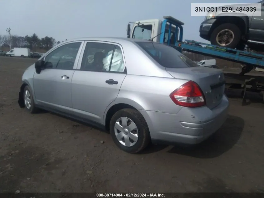 2009 Nissan Versa 1.6 VIN: 3N1CC11E29L484339 Lot: 38714904