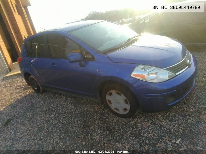 2009 Nissan Versa 1.8S VIN: 3N1BC13E09L449789 Lot: 38841352