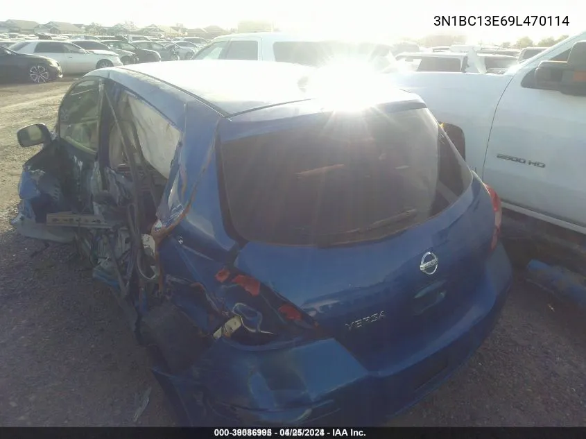 2009 Nissan Versa 1.8S VIN: 3N1BC13E69L470114 Lot: 39086995