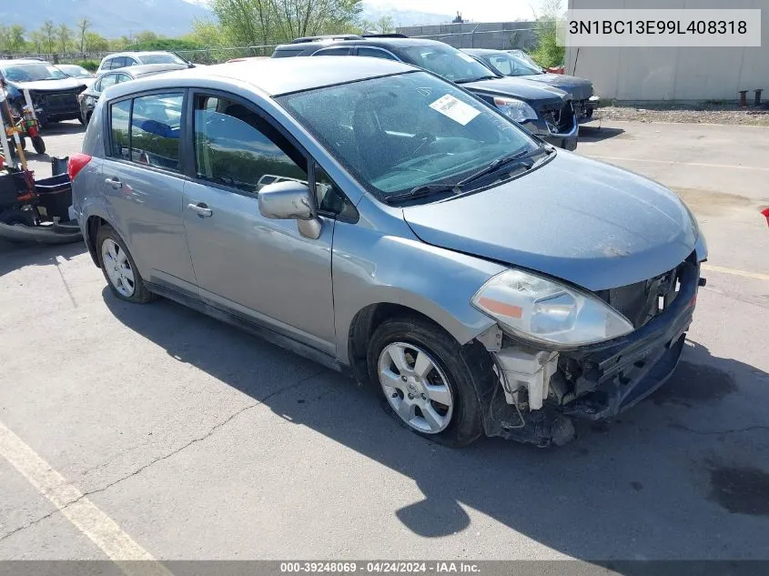 3N1BC13E99L408318 2009 Nissan Versa 1.8Sl