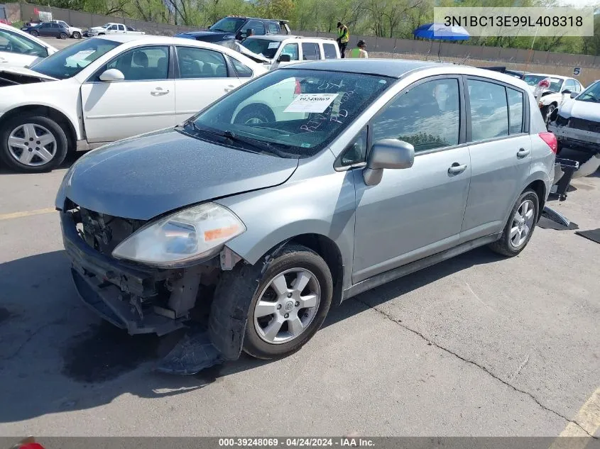 3N1BC13E99L408318 2009 Nissan Versa 1.8Sl