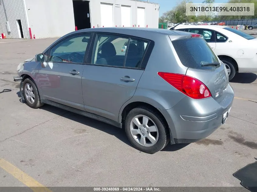 3N1BC13E99L408318 2009 Nissan Versa 1.8Sl