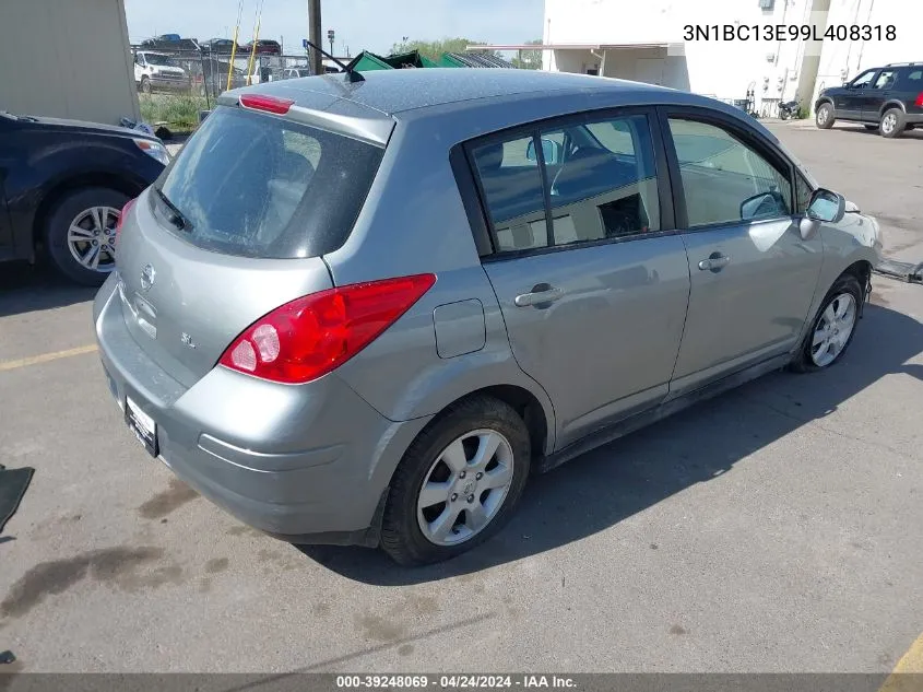 3N1BC13E99L408318 2009 Nissan Versa 1.8Sl