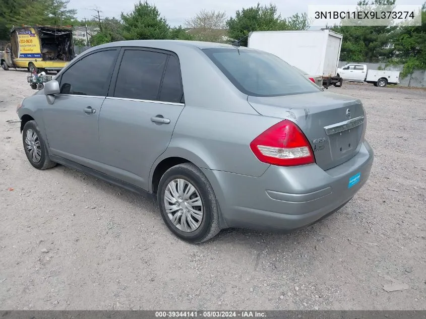 2009 Nissan Versa 1.8S VIN: 3N1BC11EX9L373274 Lot: 39344141