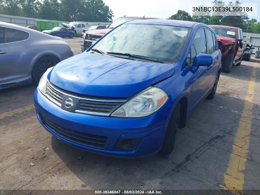 3N1BC13E39L500184 2009 Nissan Versa 1.8S