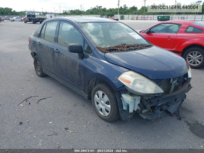 3N1CC11E49L440004 2009 Nissan Versa 1.6