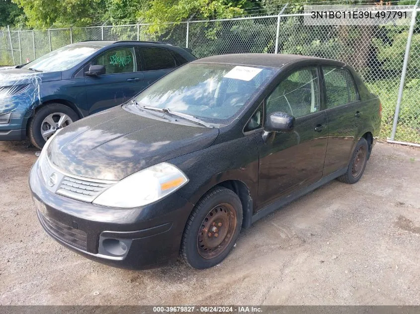 2009 Nissan Versa 1.8S VIN: 3N1BC11E39L497791 Lot: 39679827